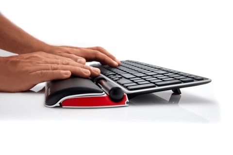 Ultimate Workstation Wireless RollerMouse Red Bundle | RollerMouse Red + Balance Keyboard