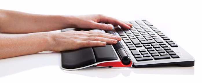 Ultimate Workstation Wireless Red-Plus Bundle | RollerMouse Red PLUS + Balance Keyboard