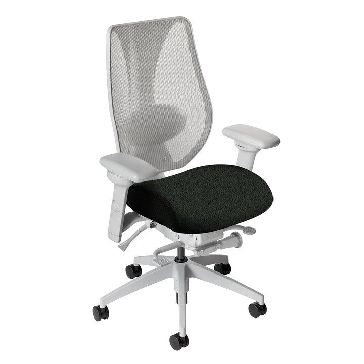 tCentric Hybrid Synchro Glide - Grey Frame & Upholstered Seat