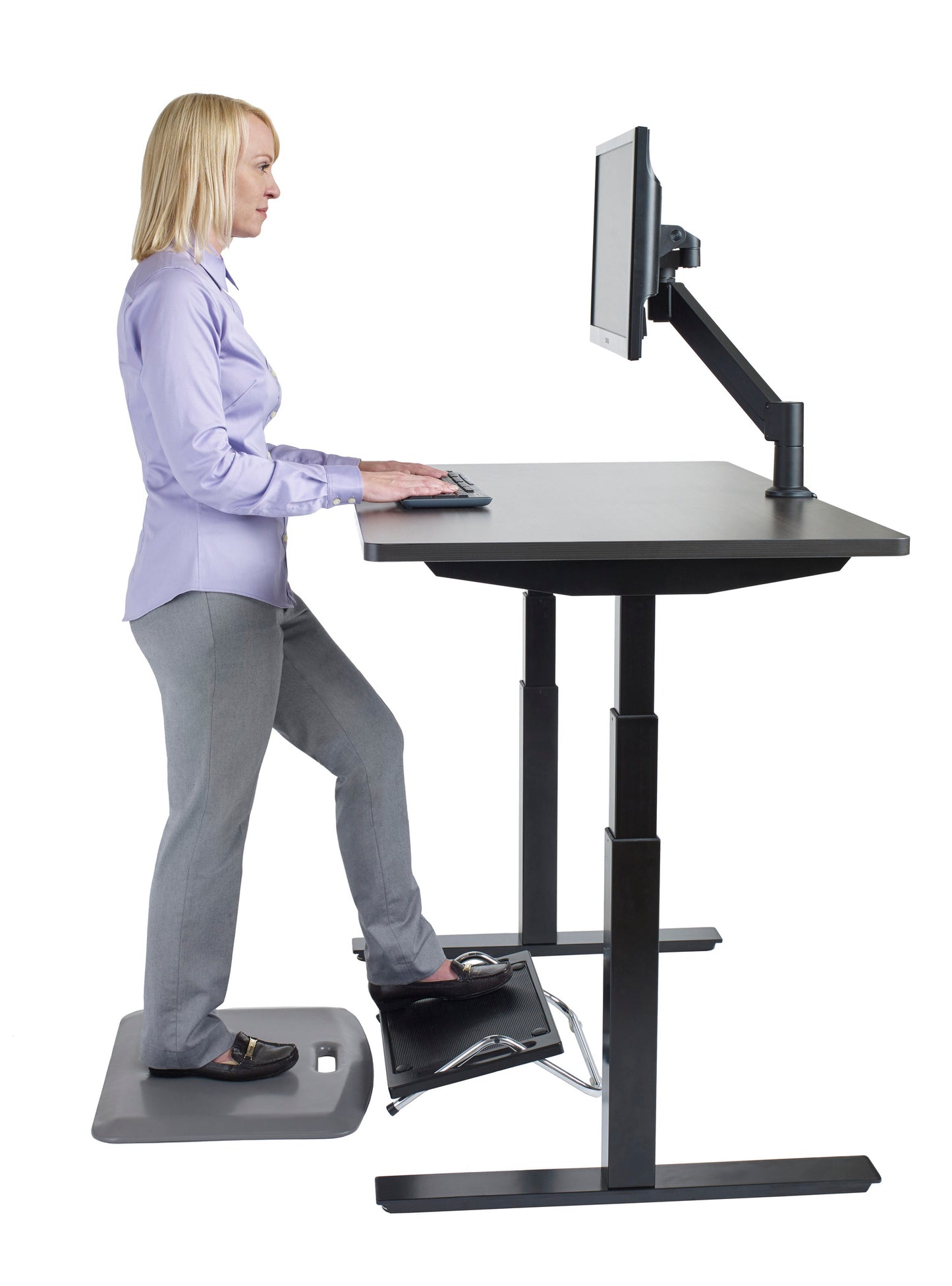 Rectangle Sit-Stand Desk | upCentric UP2LV
