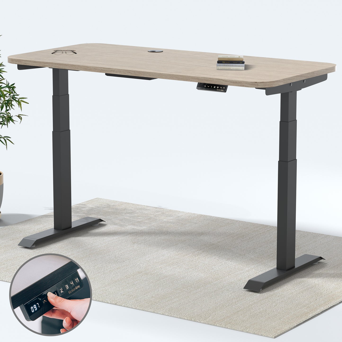 Rectangle Sit-Stand Desk | MG Dual