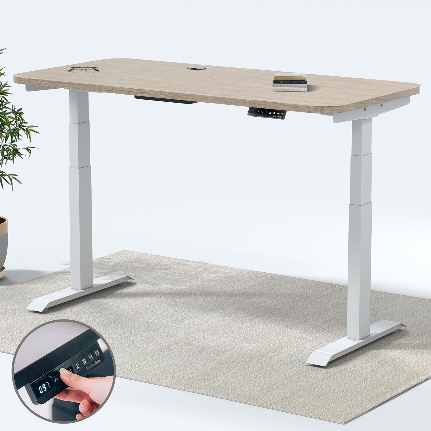 Rectangle Sit-Stand Desk | MG Dual