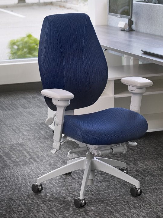 airCentric Ergonomic Office Chair - Grey Frame [ergonomics] - fitzBODY.com