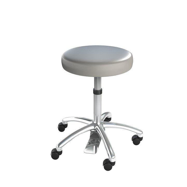 Hands Free Ultimate Medical Stool - Chrome Package