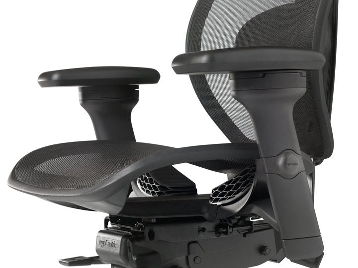 tCentric Hybrid Ergonomic Office Chair - All Mesh Black Frame [ergonomics] - fitzBODY.com