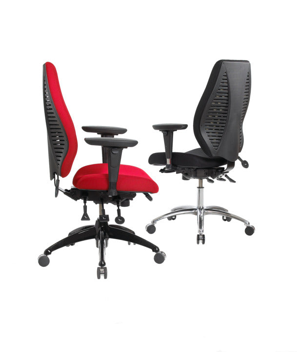 airCentric Ergonomic Office Chair - Black Frame [ergonomics] - fitzBODY.com