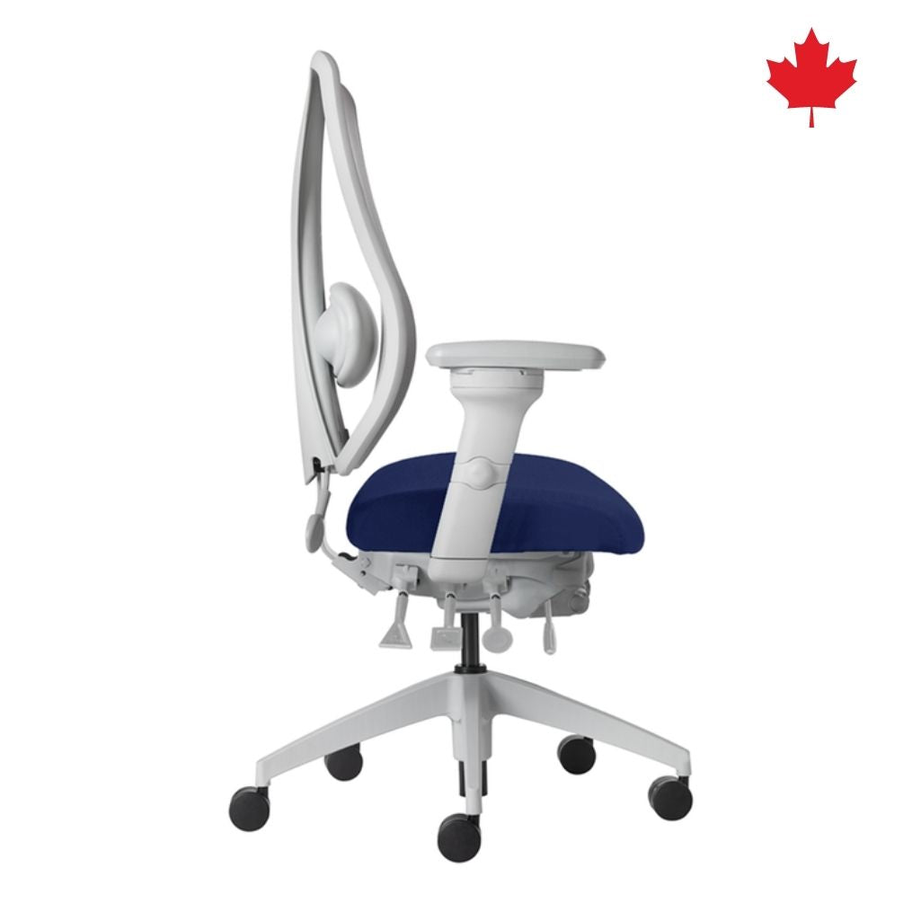 tCentric Hybrid Multi Tilt - Grey Frame & Upholstered Seat