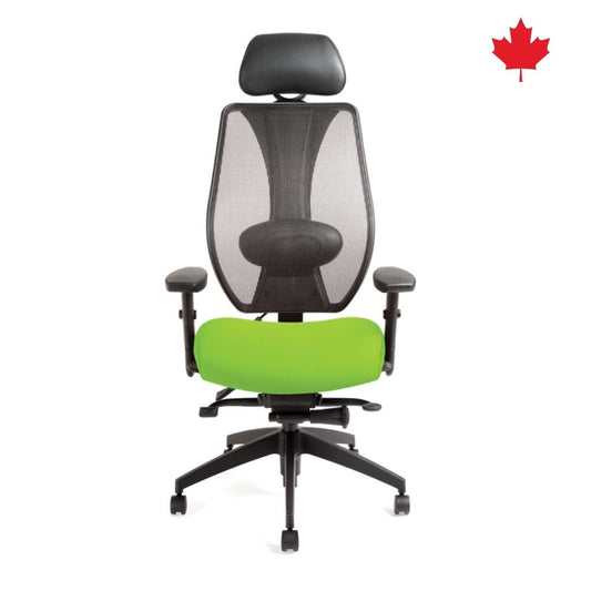 tCentric Hybrid Synchro Glide - Black Frame & Upholstered Seat