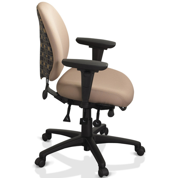 geoCentric Mid Back Multi Tilt Ergonomic Office Chair [ergonomics] - fitzBODY.com
