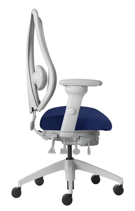 tCentric Hybrid Multi Tilt - Grey Frame & Upholstered Seat