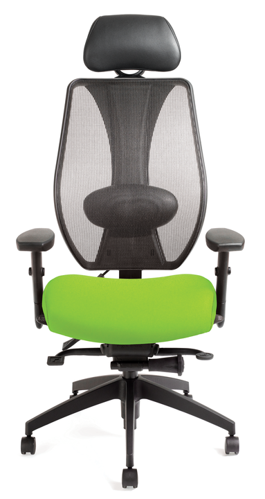 tCentric Hybrid Multi Tilt - Black Frame & Upholstered Seat